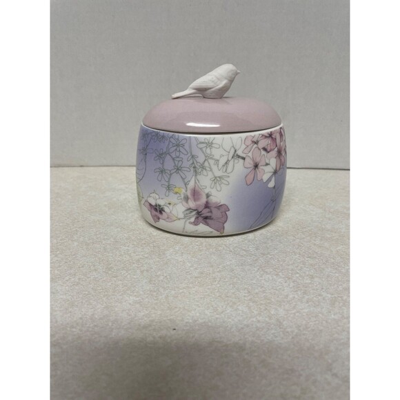 Hallmark Marjolein Bastin Bird Oval Trinket Box 4" Tall - Picture 1 of 7